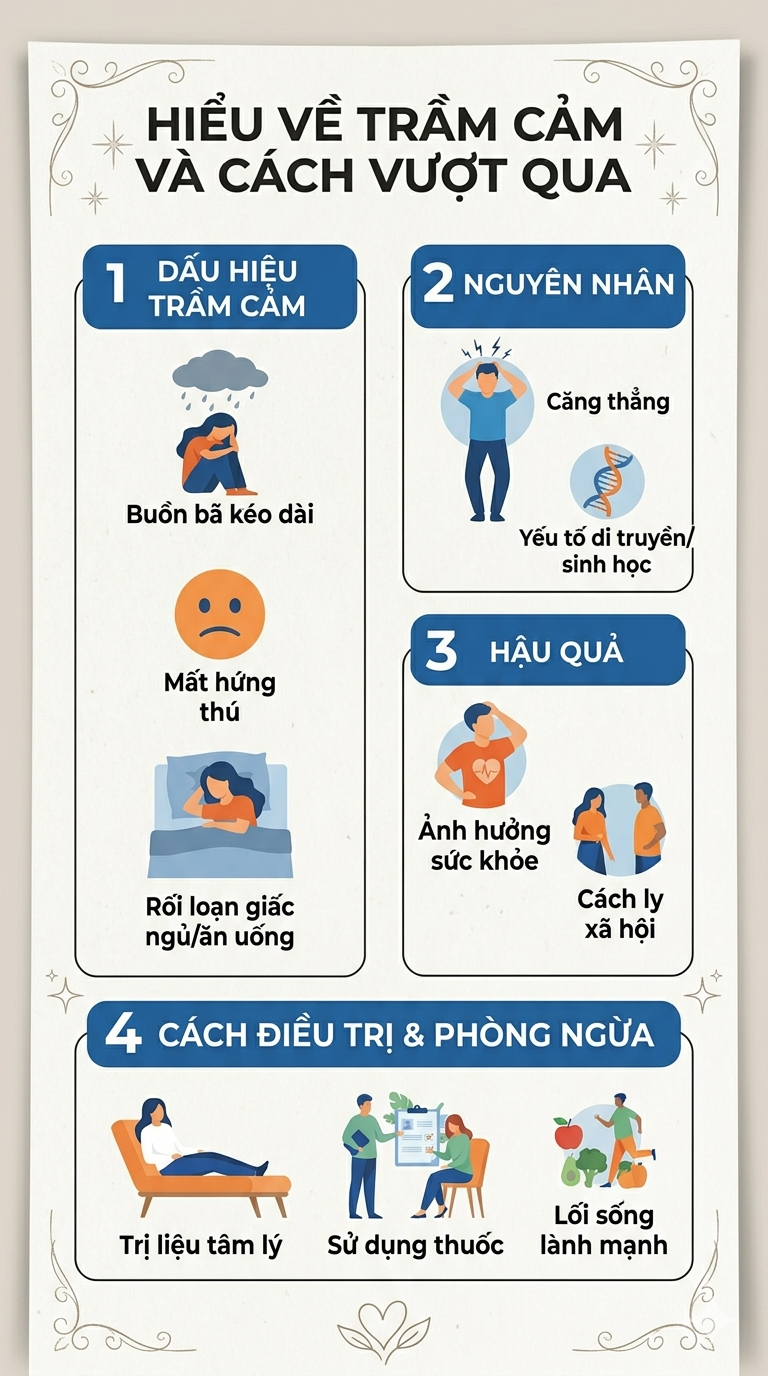 Những dấu hiệu cảnh báo trầm cảm dễ bị bỏ qua trong cuộc sống hiện đại