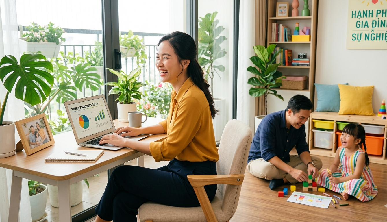 Bí quyết cân bằng giữa sự nghiệp và gia đình cho nàng dâu hiện đại