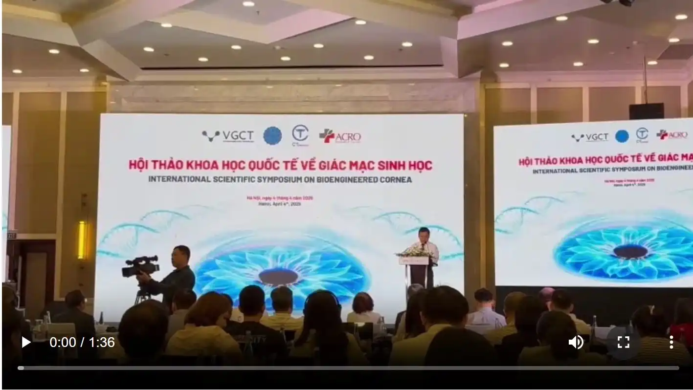 Bước tiến công nghệ mới trong tự chủ điều trị giác mạc