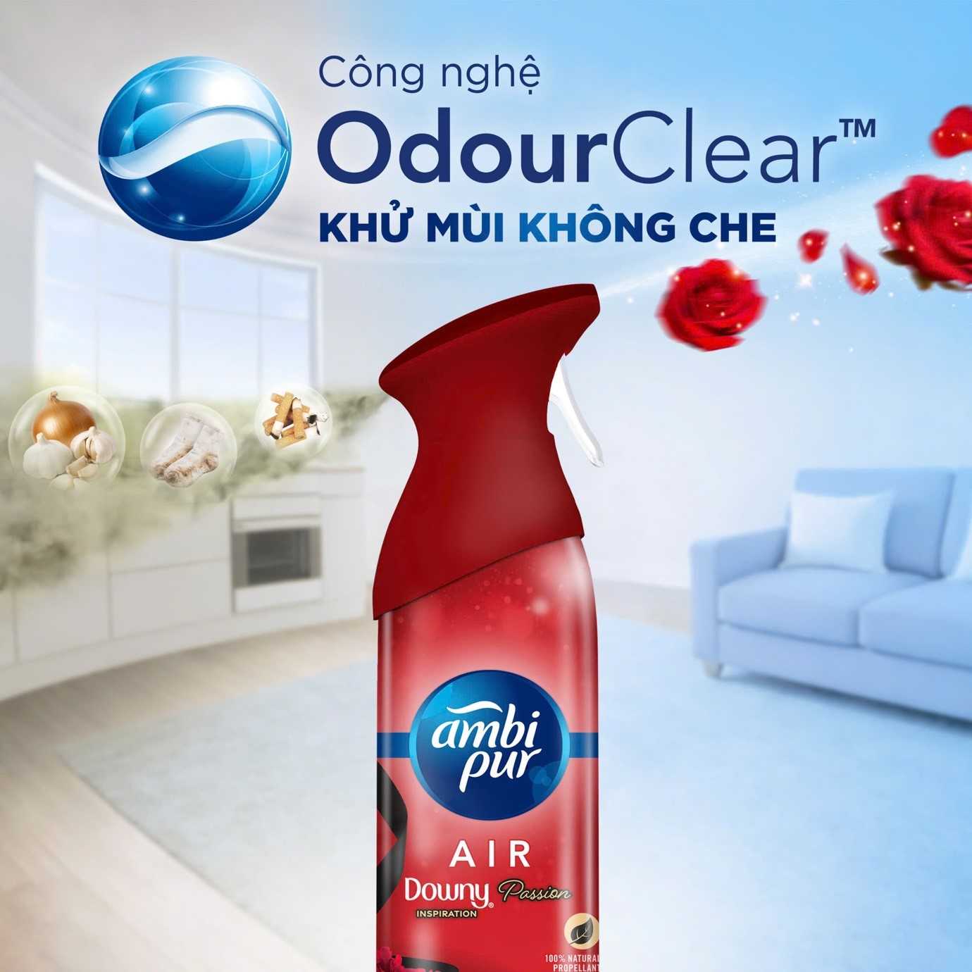 Khử mùi chiên xào an toàn trong không gian bếp