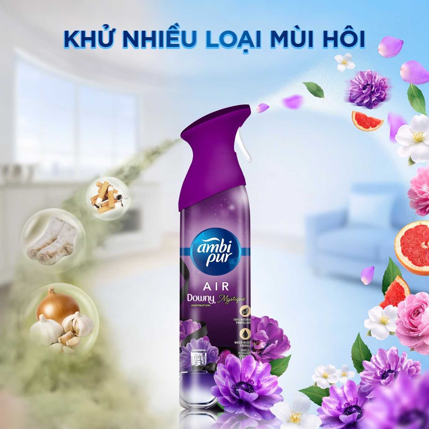 Khử mùi chiên xào an toàn trong không gian bếp