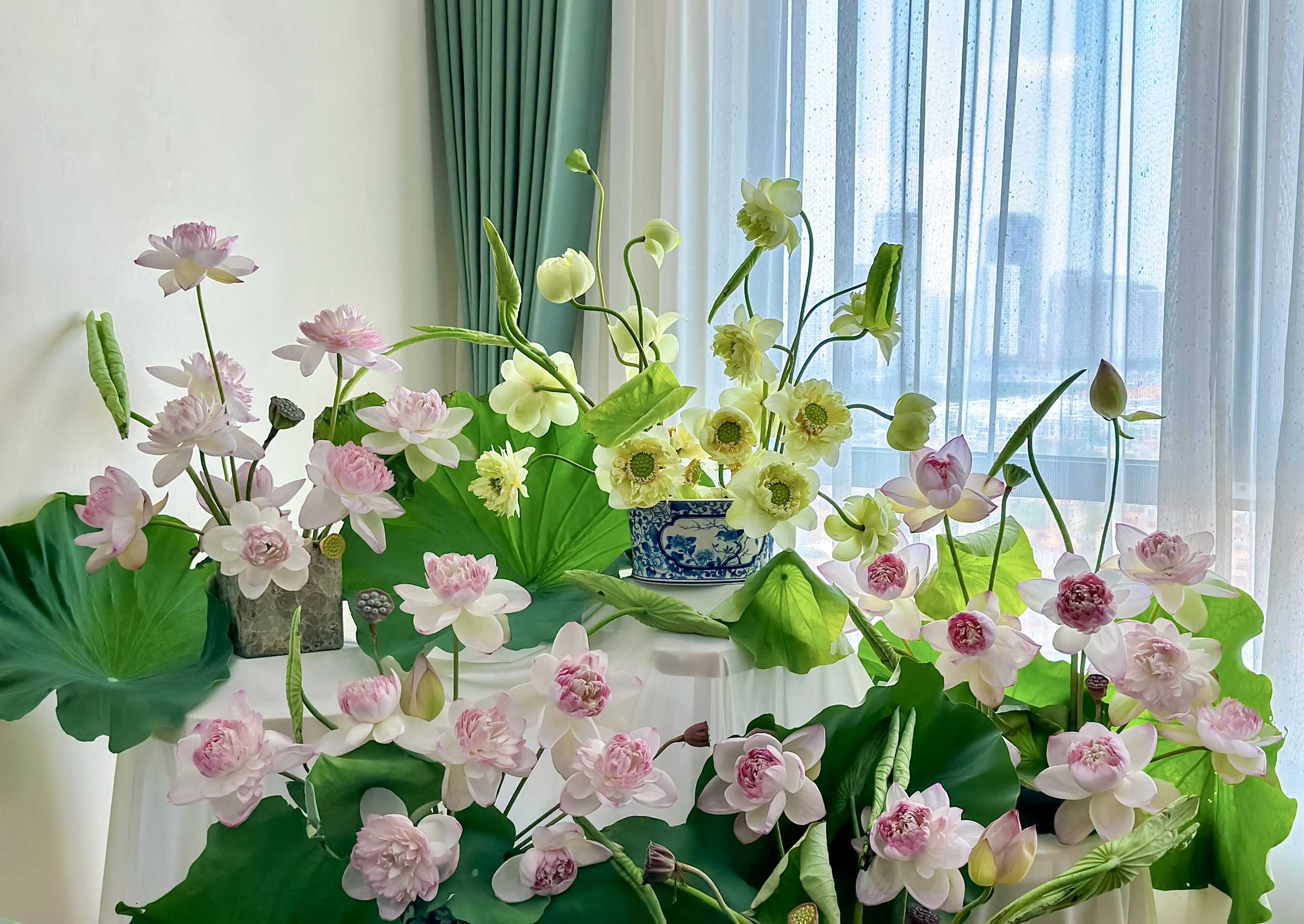 Mẹo cắm hoa sen chuẩn đẹp: Nở đều, cánh bền, không nhanh tàn