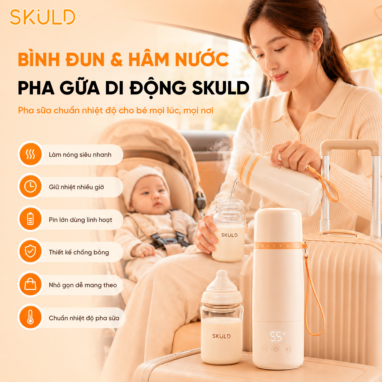 SKULD – THƯƠNG HIỆU THIẾT BỊ THÔNG MINH CHO MẸ VÀ BÉ ĐƯỢC HÀNG NGHÌN GIA ĐÌNH TIN DÙNG TẠI VIỆT NAM