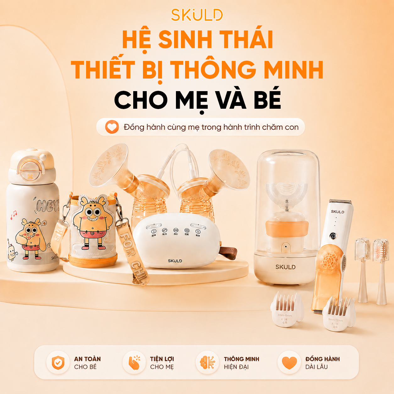 SKULD – THƯƠNG HIỆU THIẾT BỊ THÔNG MINH CHO MẸ VÀ BÉ ĐƯỢC HÀNG NGHÌN GIA ĐÌNH TIN DÙNG TẠI VIỆT NAM